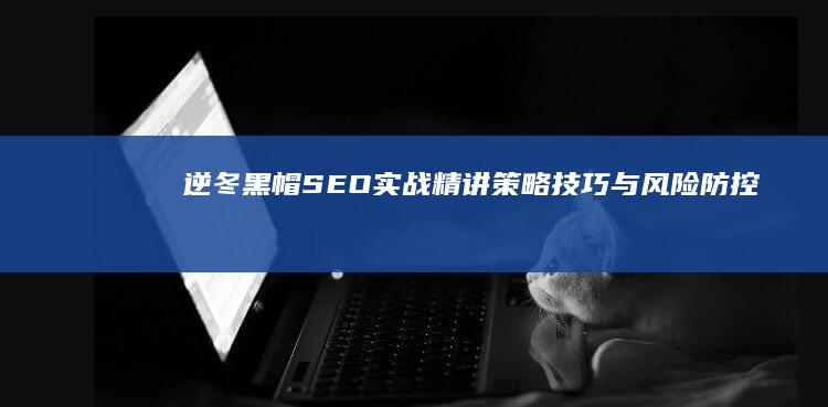 逆冬黑帽SEO实战精讲：策略、技巧与风险防控培训